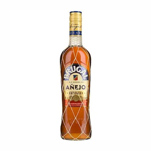 Bottle of Brugal Añejo rum