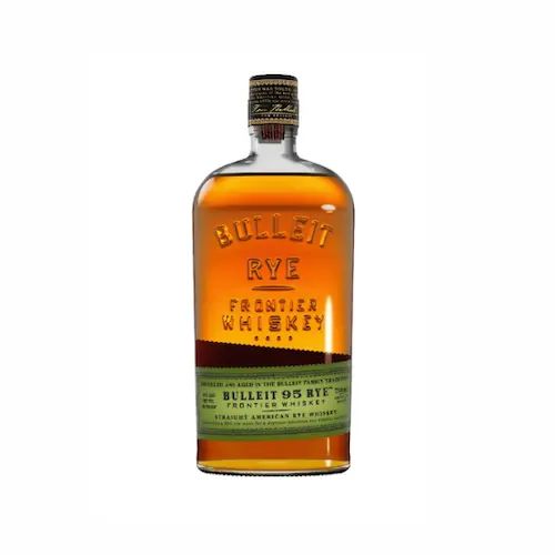 Bottle of Bulleit 95 Rye Frontier Whiskey