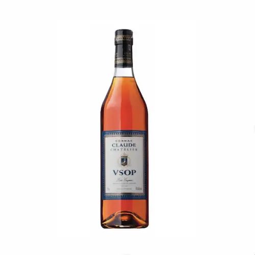 Bottle of Claude Chatelier VSOP cognac