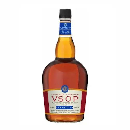 Bottle of Crimson Reserve VSOP brandy