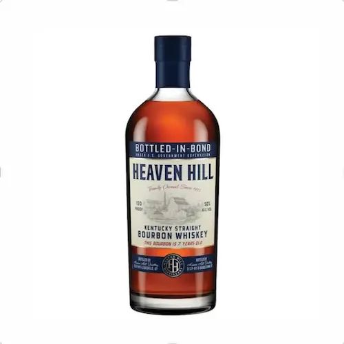 Bottle of Heaven Hill Bottled-in-Bond Kentucky straight bourbon