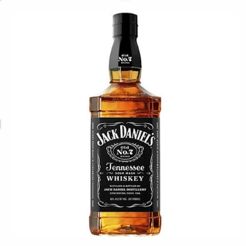 Bottle of Jack Daniel's Old No. 7 Tennessee whiskey