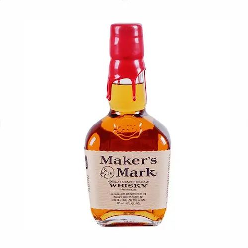 Bottle of Maker’s Mark bourbon whisky