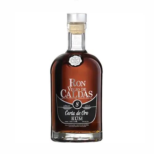 Bottle of Ron Viejo de Caldas 8 Year Carta de Oro rum