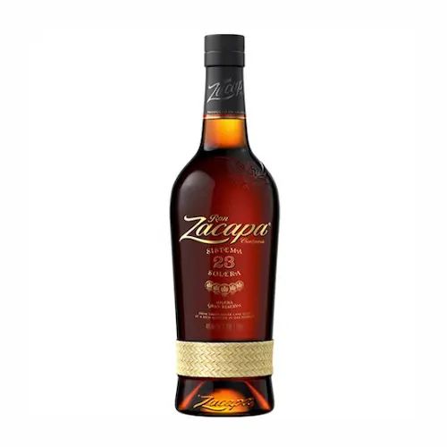 Bottle of Ron Zacapa 23 Guatemalan rum