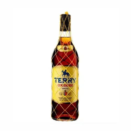 Bottle of Terry Centenario Spanish brandy